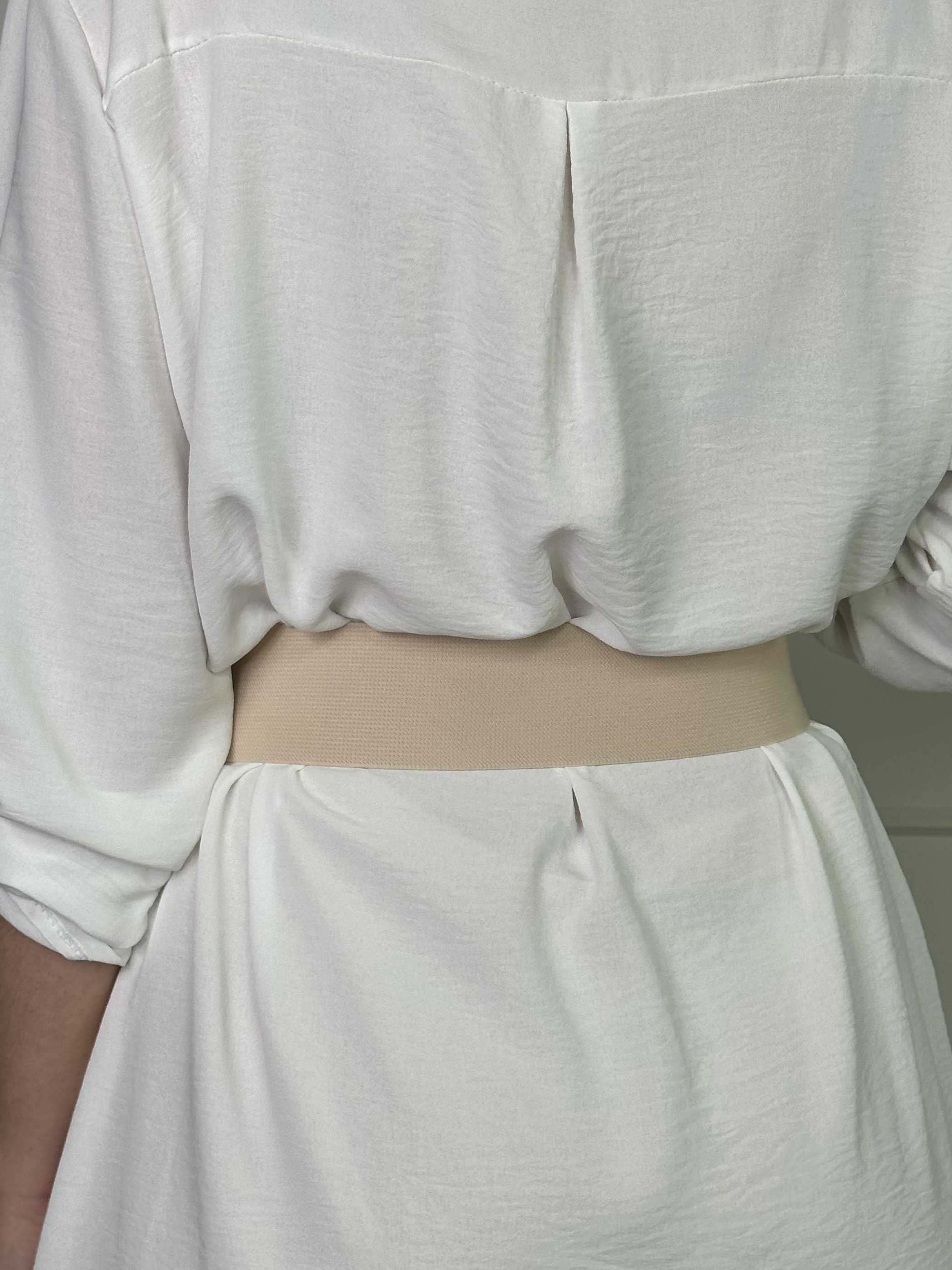 Isla - Midjebälte med elastisk linning och guldspänne